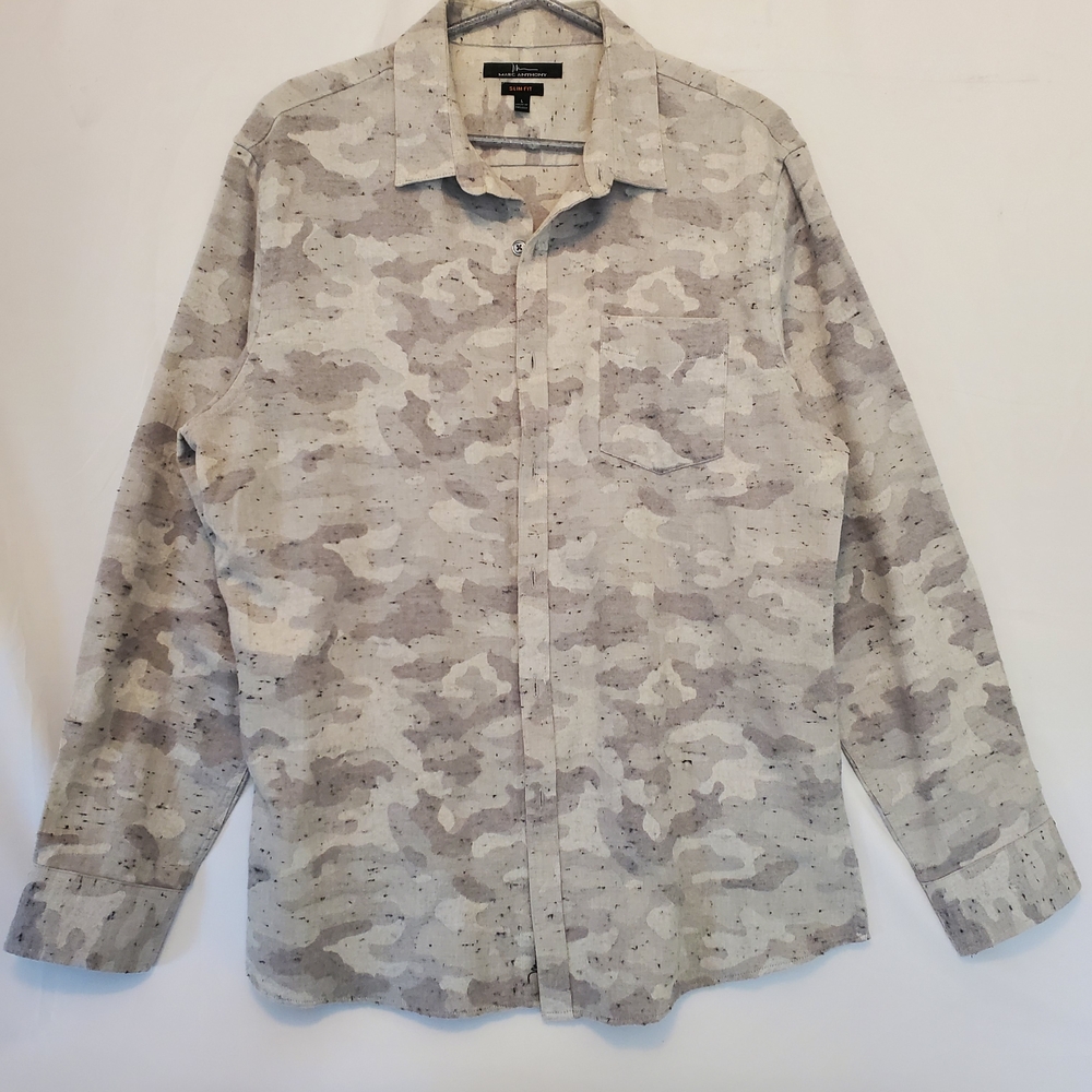 Marc Anthony Gray Camouflage Field Jacket